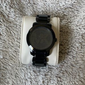 All Black MK Watch